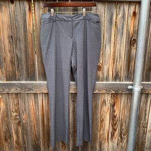 Gray trousers